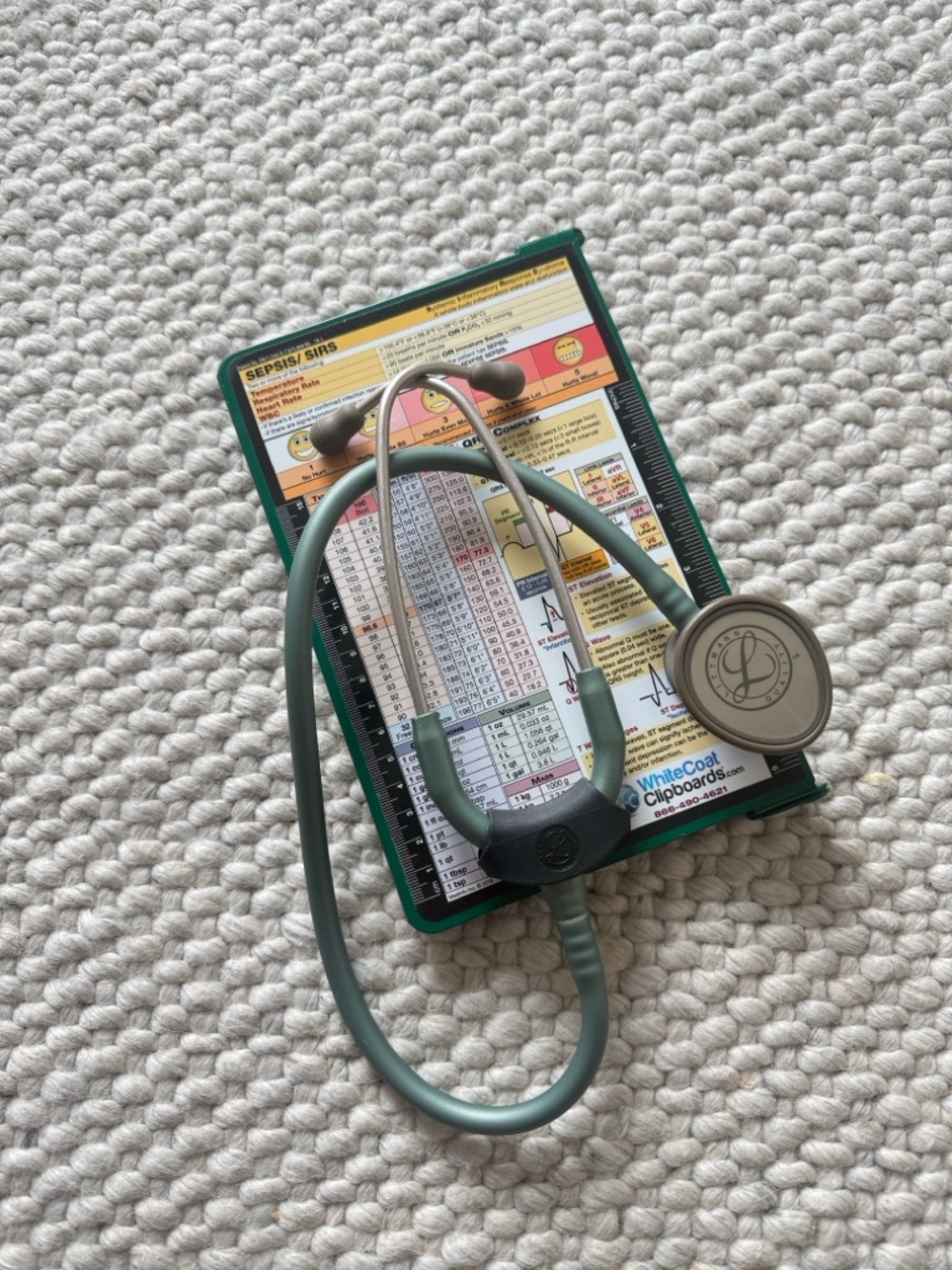 3M Littman Lightweight II Stethoscope and Nursing Clipboard